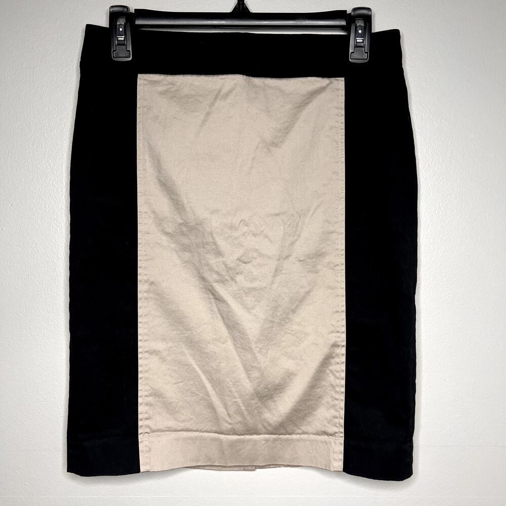 Women's‎ Ann Taylor Color Block Pencil Skirt Sz 2 Careerwear Professional Office